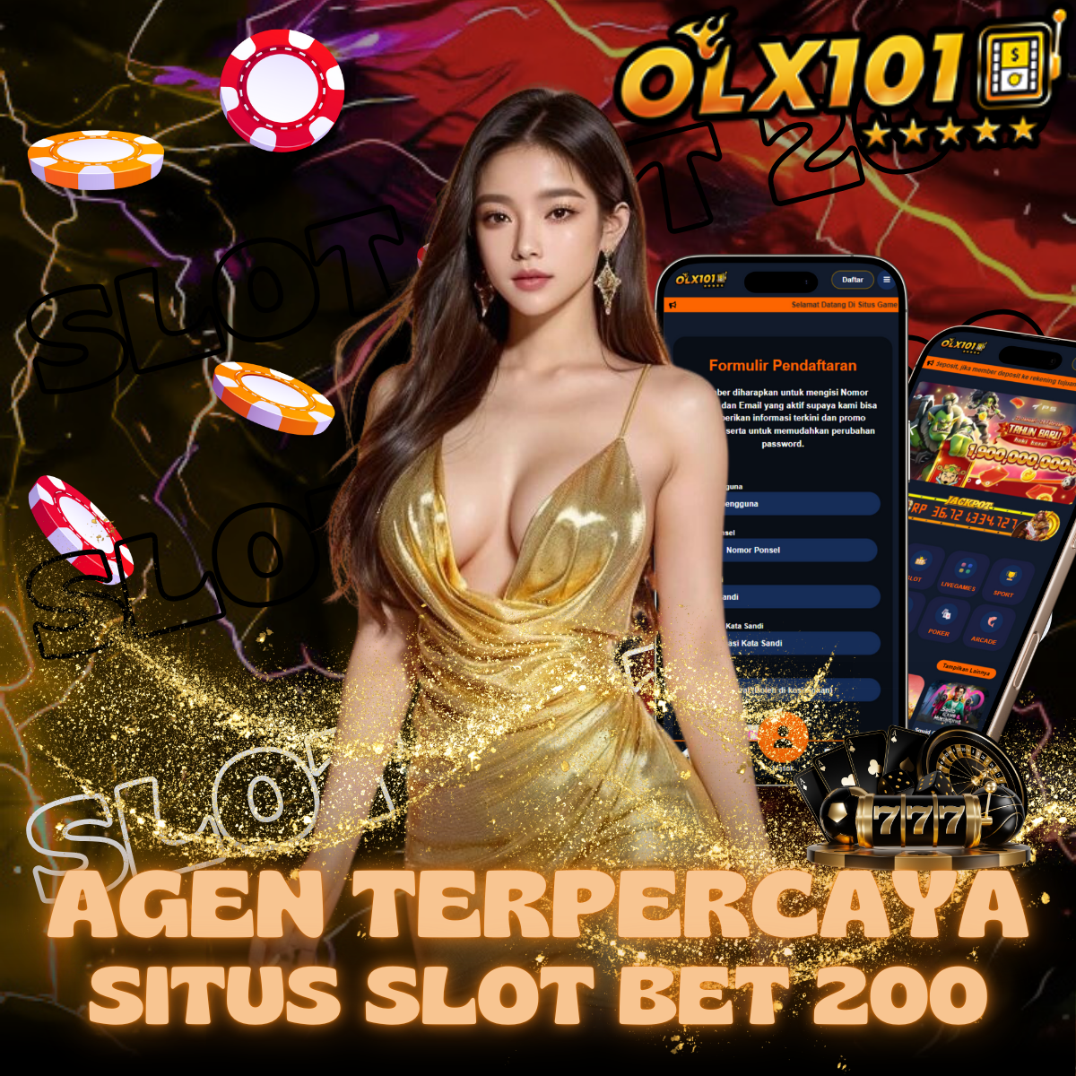 Olx101: Situs Agen Terpercaya Slot Online Bet 200 400 800 1000 Paling Gacor